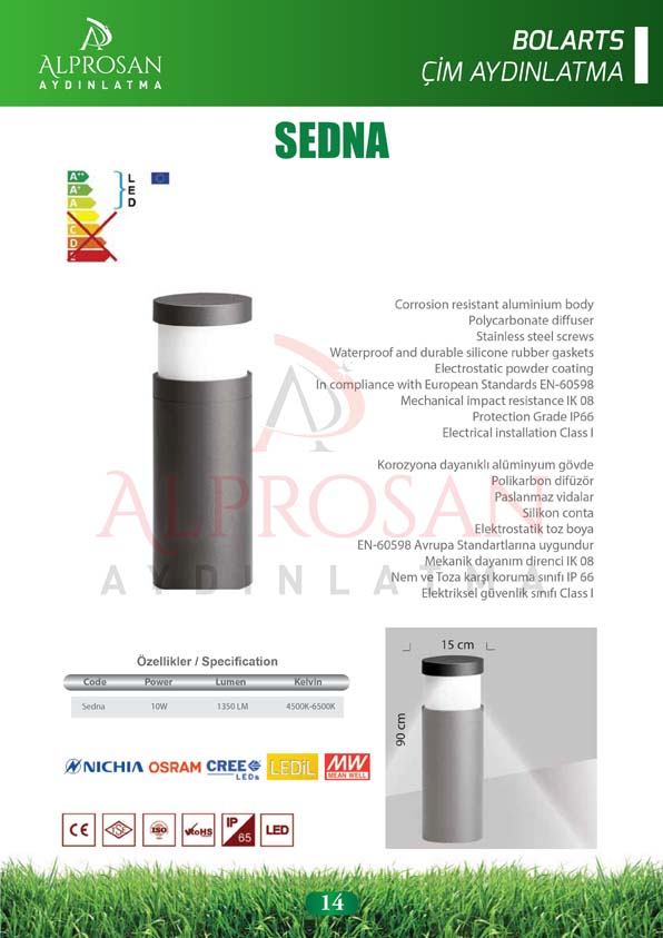 Bolart – Çim Aydınlatma