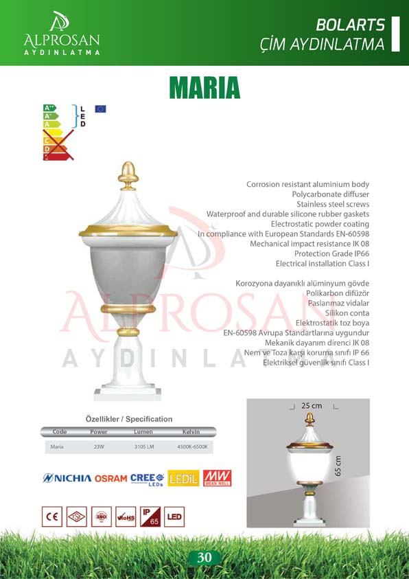 Bolart – Çim Aydınlatma