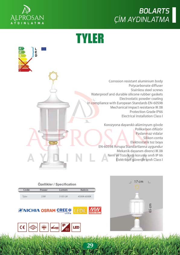 Bolart – Çim Aydınlatma