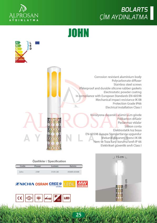 Bolart – Çim Aydınlatma