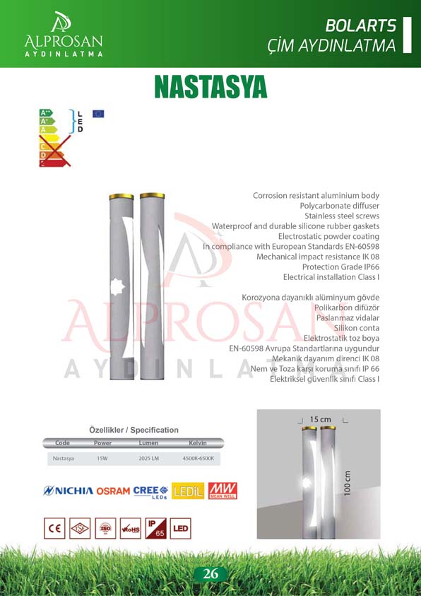 Bolart – Çim Aydınlatma