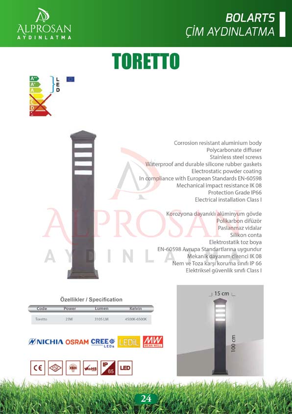 Bolart – Çim Aydınlatma