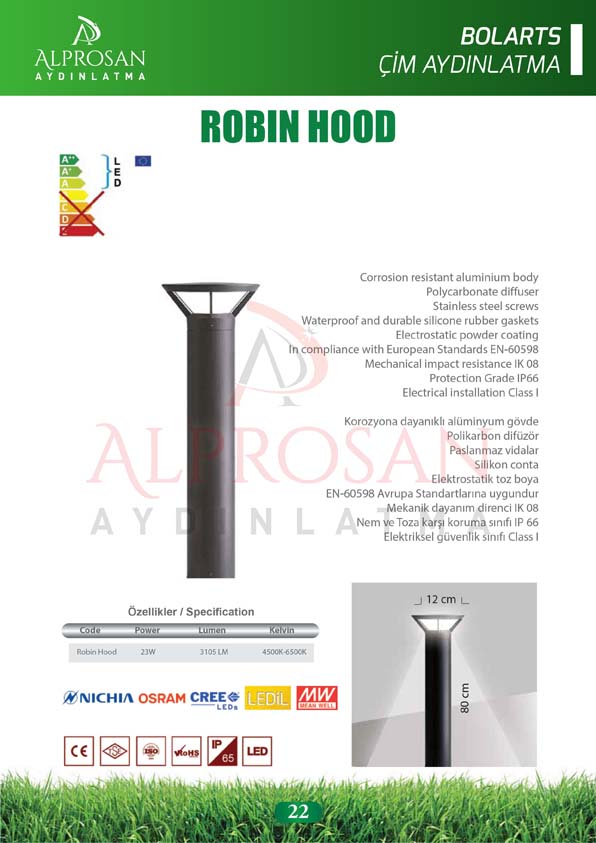 Bolart – Çim Aydınlatma