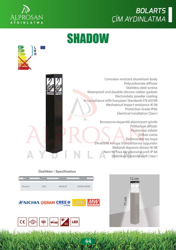 Bolart – Çim Aydınlatma