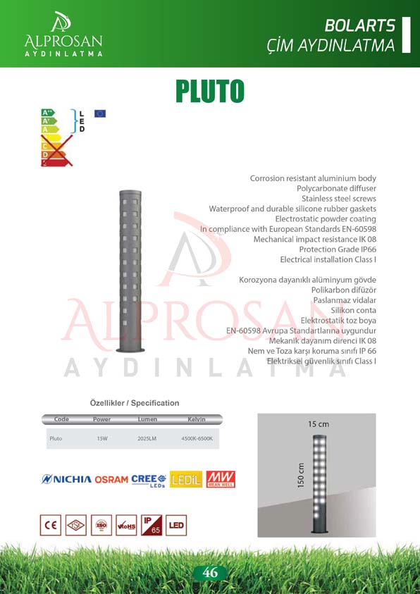 Bolart – Çim Aydınlatma