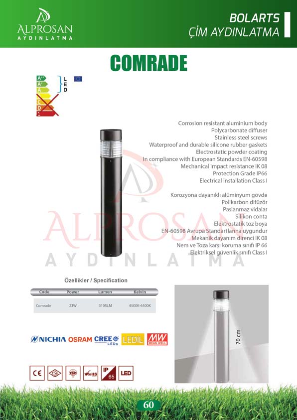 Bolart – Çim Aydınlatma