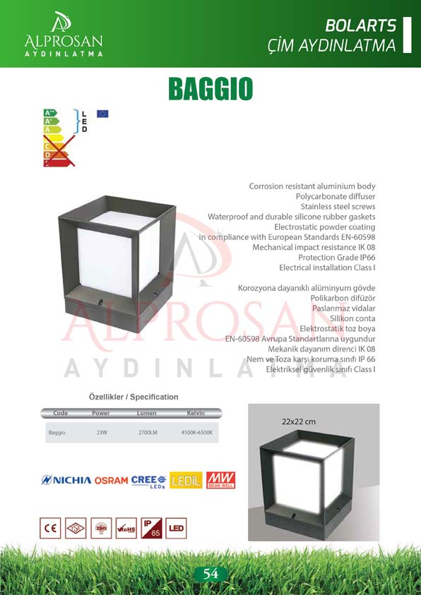 Bolart – Çim Aydınlatma