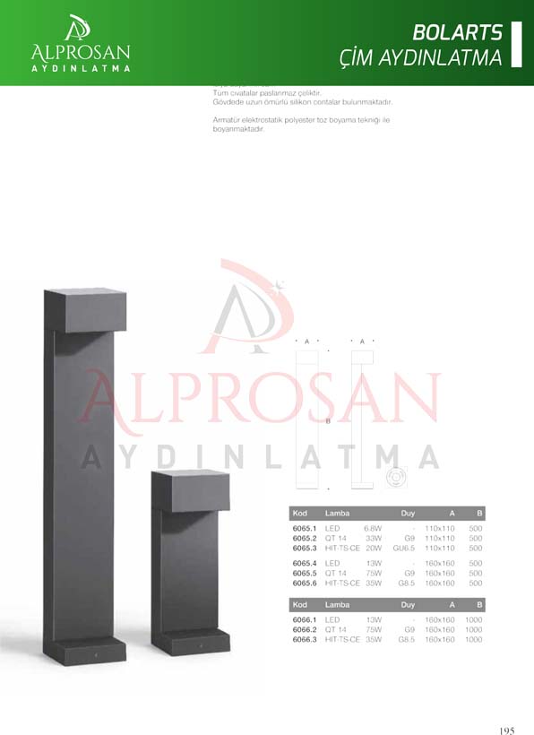 Bolart – Çim Aydınlatma