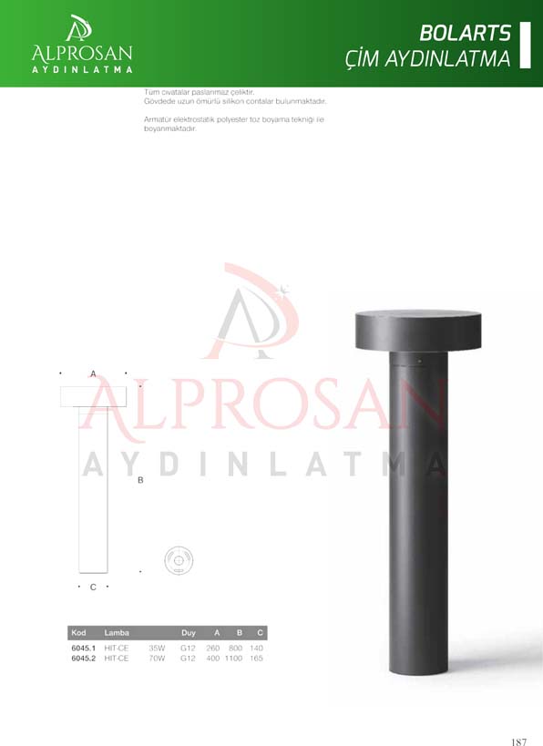 Bolart – Çim Aydınlatma