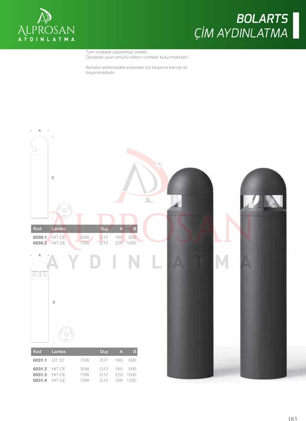 Bolart – Çim Aydınlatma