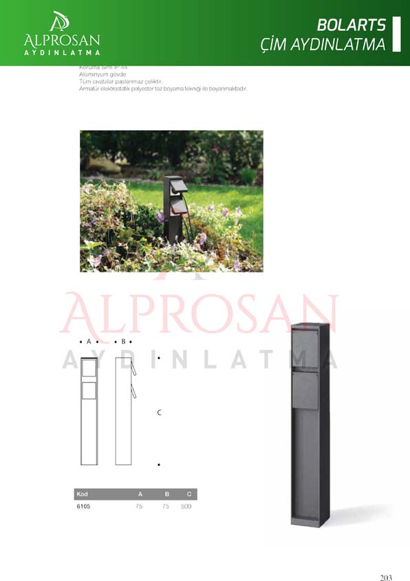 Bolart – Çim Aydınlatma