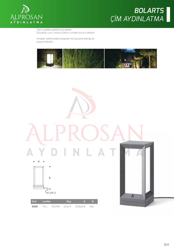 Bolart – Çim Aydınlatma