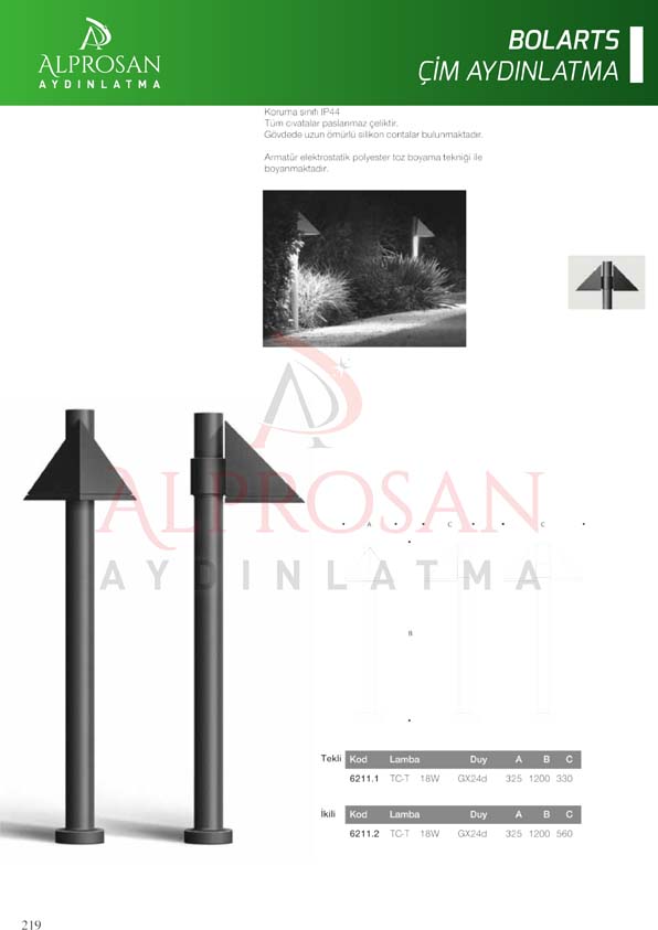 Bolart – Çim Aydınlatma