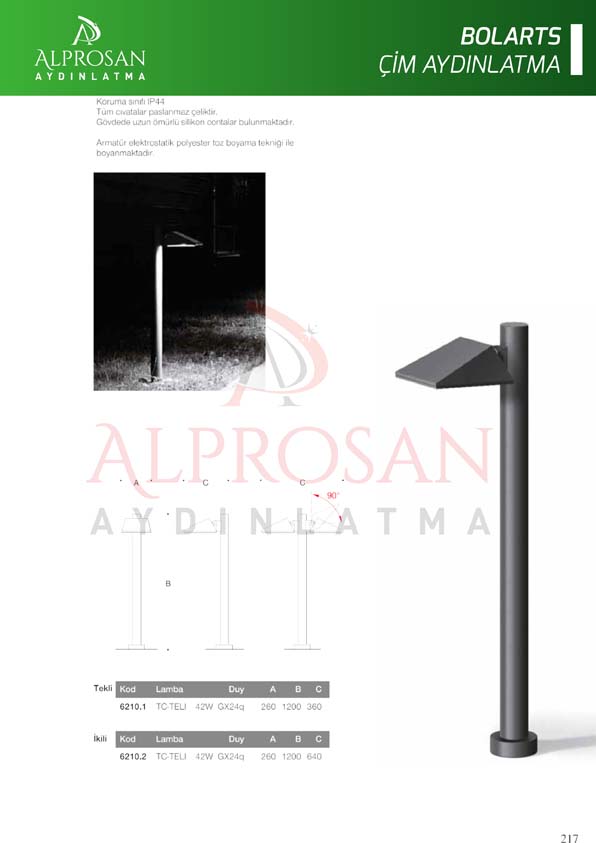 Bolart – Çim Aydınlatma