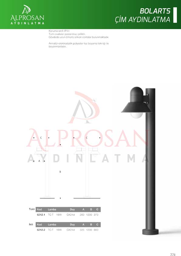 Bolart – Çim Aydınlatma