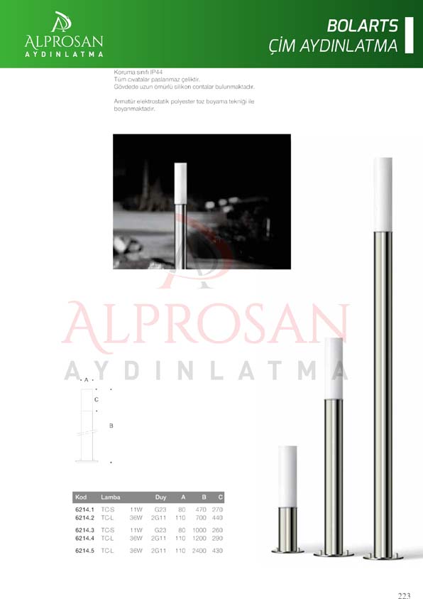 Bolart – Çim Aydınlatma