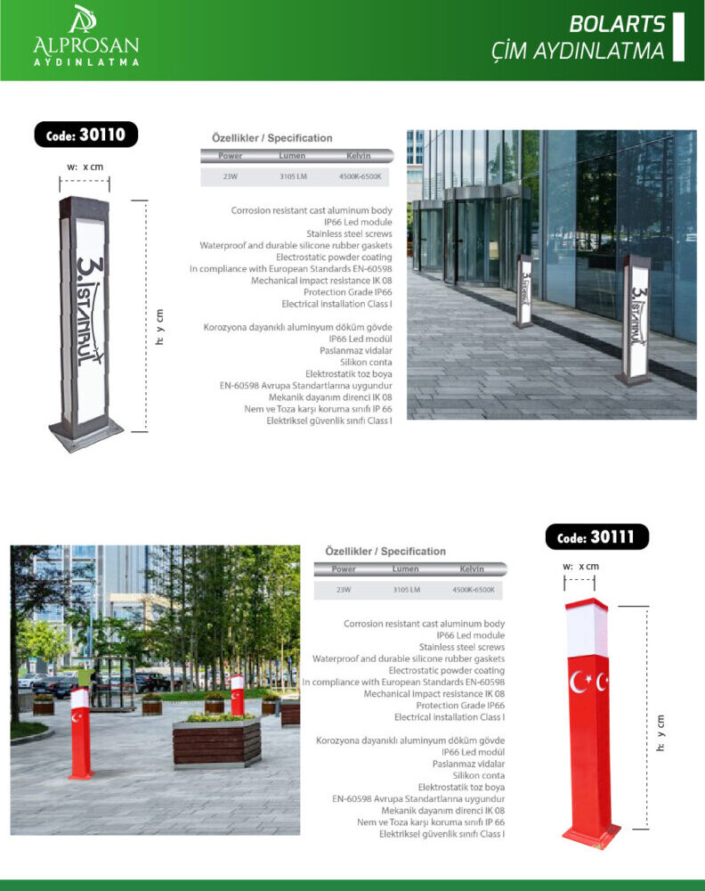 Bolart – Çim Aydınlatma