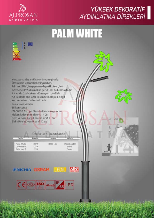 Tedaş Yüksek Dekoratif Aydınlatma Direkleri