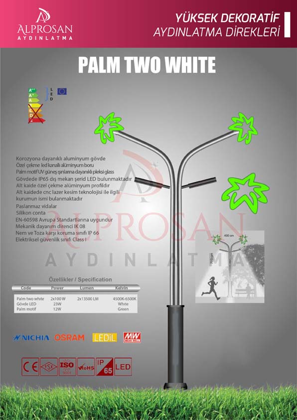 Tedaş Yüksek Dekoratif Aydınlatma Direkleri