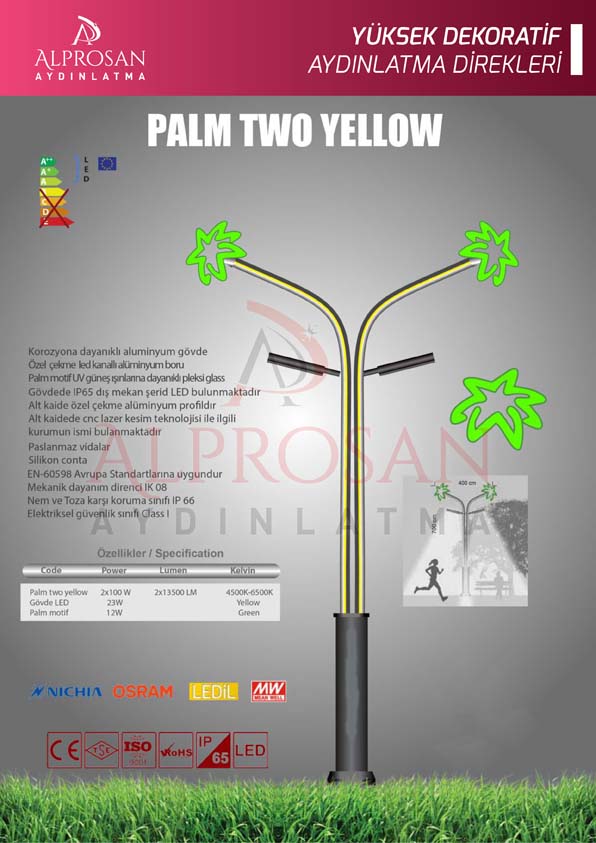 Tedaş Yüksek Dekoratif Aydınlatma Direkleri